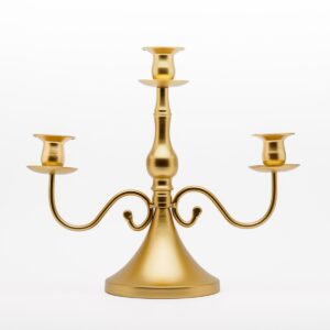 CANDELABRO 3 BRACCI ORO 36 X 15 X 31 CM