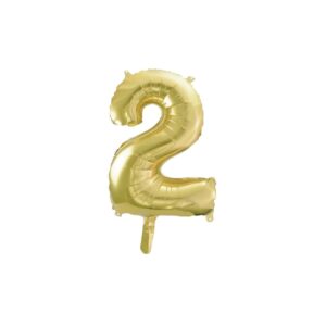 PALLONE MYLAR N 2 CHAMPAGNE C VALVOLA 14 P 35 CM