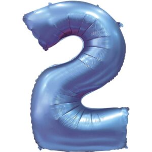 PALLONE MYLAR N 2 VELVET PERIWINKLE 40POL 101 CM
