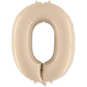 PALLONE MYLAR N 0 CREMA 40 POL 101 CM