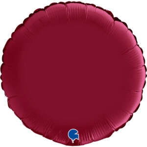 PALLONE MYLAR ROSSO CILIEGIA SATINATO 46 CM