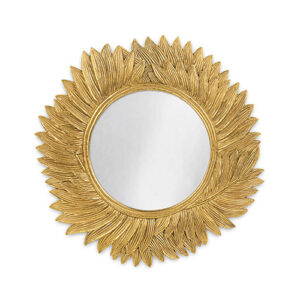 SPECCHIO CON CORNICE IN ORO 360 MM
