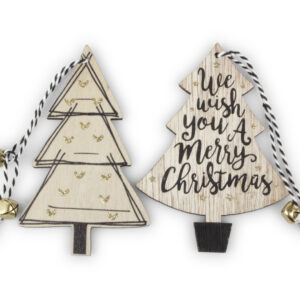 APPENDINO FORMA ABETE WISH MERRY CHRISTMAS 8 CM