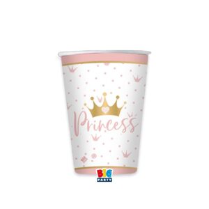 8 BICCHIERI PRINCESS CROWN 200 CC