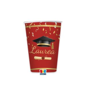 8 BICCHIERI LAUREA GLAMOUR 200 CC