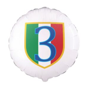 MYLAR SCUDETTO NAPOLI TONDO 18"