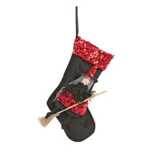 CALZA CON BEFANA ROSSA 300 MM