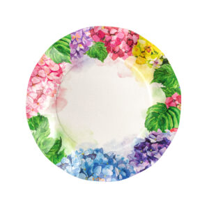 8 PIATTI PICCOLI ORTENSIE 21 CM