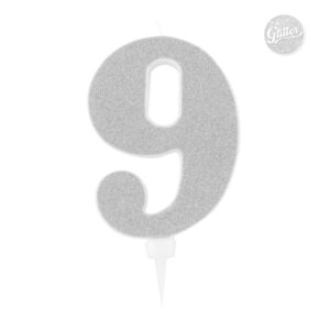 Candela Glitter N.9 Argento