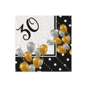 20 Tovaglioli 30 Anni Prestige 25 x 25 cm