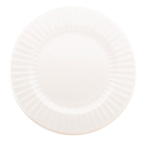 6 Maxi Piatti Round Shape Bianco Perla 33 cm