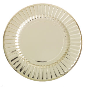6 Piatti Round Shape Oro 33 cm