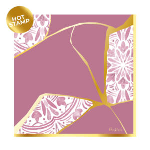 16 TOVAGLIOLI KINTSUGI PINK 3 VELI 33 X 33 CM