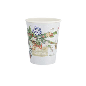 8 BICCHIERI E 8 COVER CHRISTMAS FROZEN 250 CC
