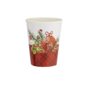 8 BICCHIERI E 8 COVER TARTAN HOLIDAY 250 CC