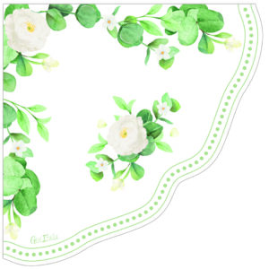 16 TOVAGLIOLI NEW LIBERTY ROMANTIC GREEN 33 X 33