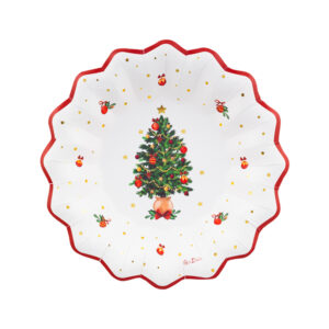 8 FONDINE NEW SHAPE CHRISTMAS WISHES 24 CM