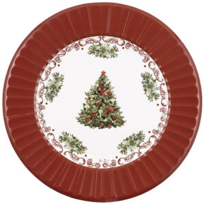 6 MAXI PIATTI CHRISTMAS POTTERY 33 CM