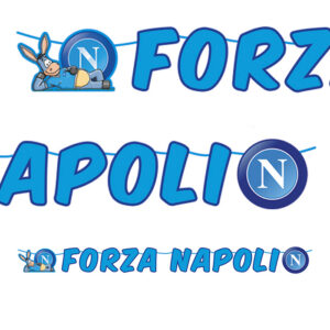 FESTONE KIT SCRITTA MAXI FORZA SSC NAPOLI 6 MT