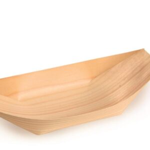 100 BARCHETTE IN LEGNO BIO 11.5 X 7 CM