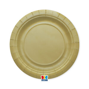 25 PIATTI ECOLOR ORO MATTO 24 CM