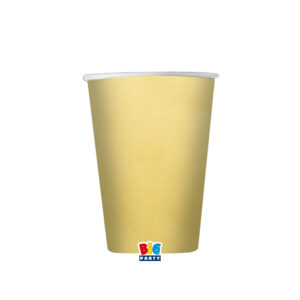 25 BICCHIERI ECOLOR ORO MATTO 200 CC