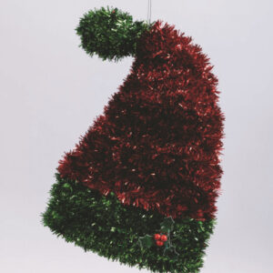 CAPPELLO PVC DEC. FILO VERDE/ROSSO 16 X 23 CM