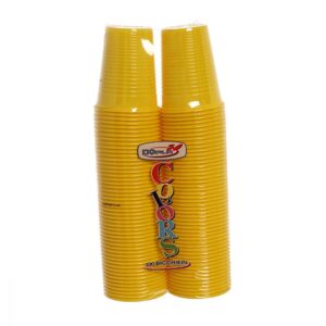 100 Bicchieri Giallo 200 ml