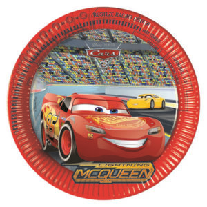 8 Piatti Cars 3 23 cm