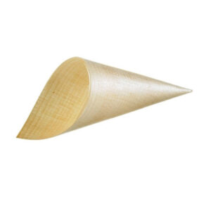 50 Coni in Legno Diametro 9.5 X 22.5 Cm