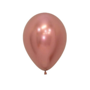 12 PALLONCINI ROSE GOLD REFLEX 12" 30 CM