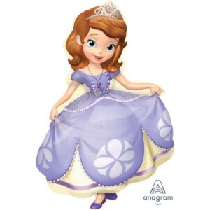 Pallone Sagomato Mylar Principessa Sofia 66 x 88 cm