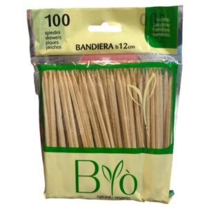 100 SPIEDI BANDIERA BIO 12 CM