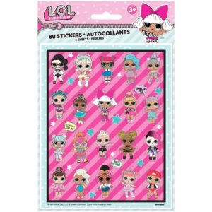 LOL Surprise Stickers Adesivi 4 x 20 Pz
