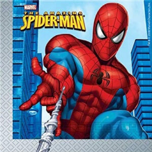 20 Tovaglioli Spiderman 33 x 33 cm
