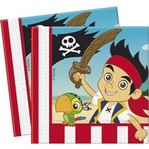 20 Tovaglioli Jack Il Pirata 33 x 33 cm